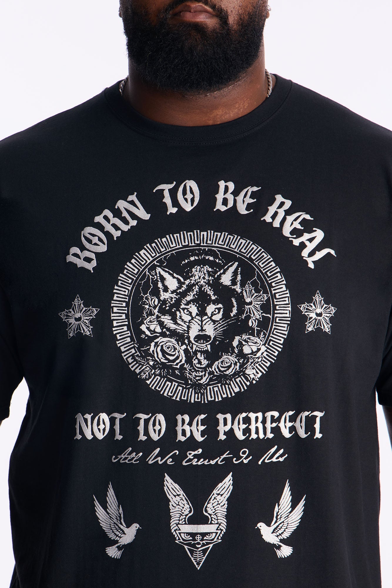 Born Too Real Short Sleeve Tee - Black