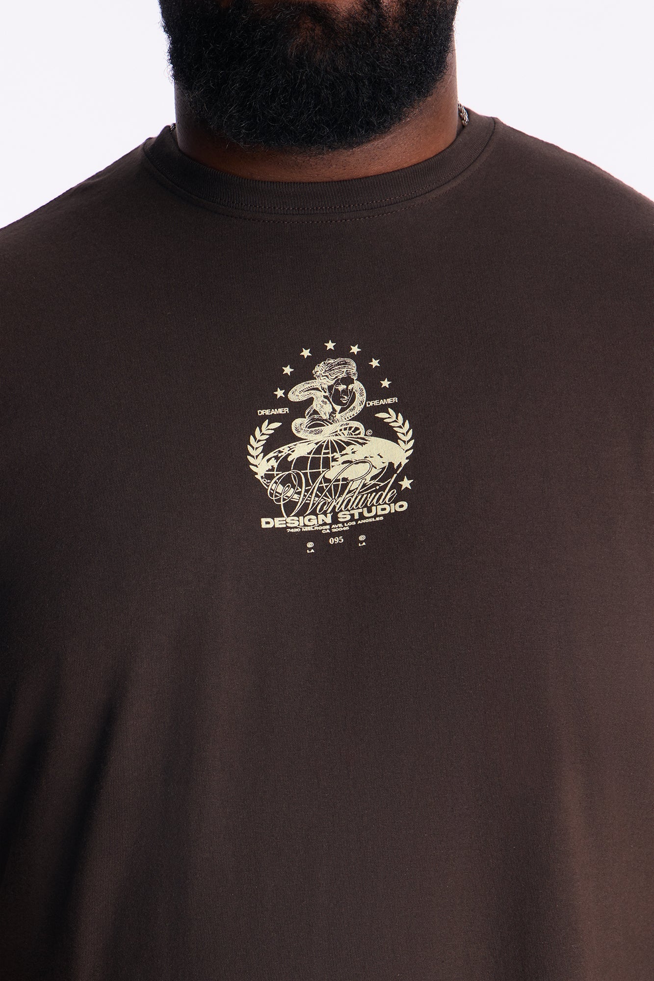 Dreamer Design Studio Short Sleeve Tee - Brown