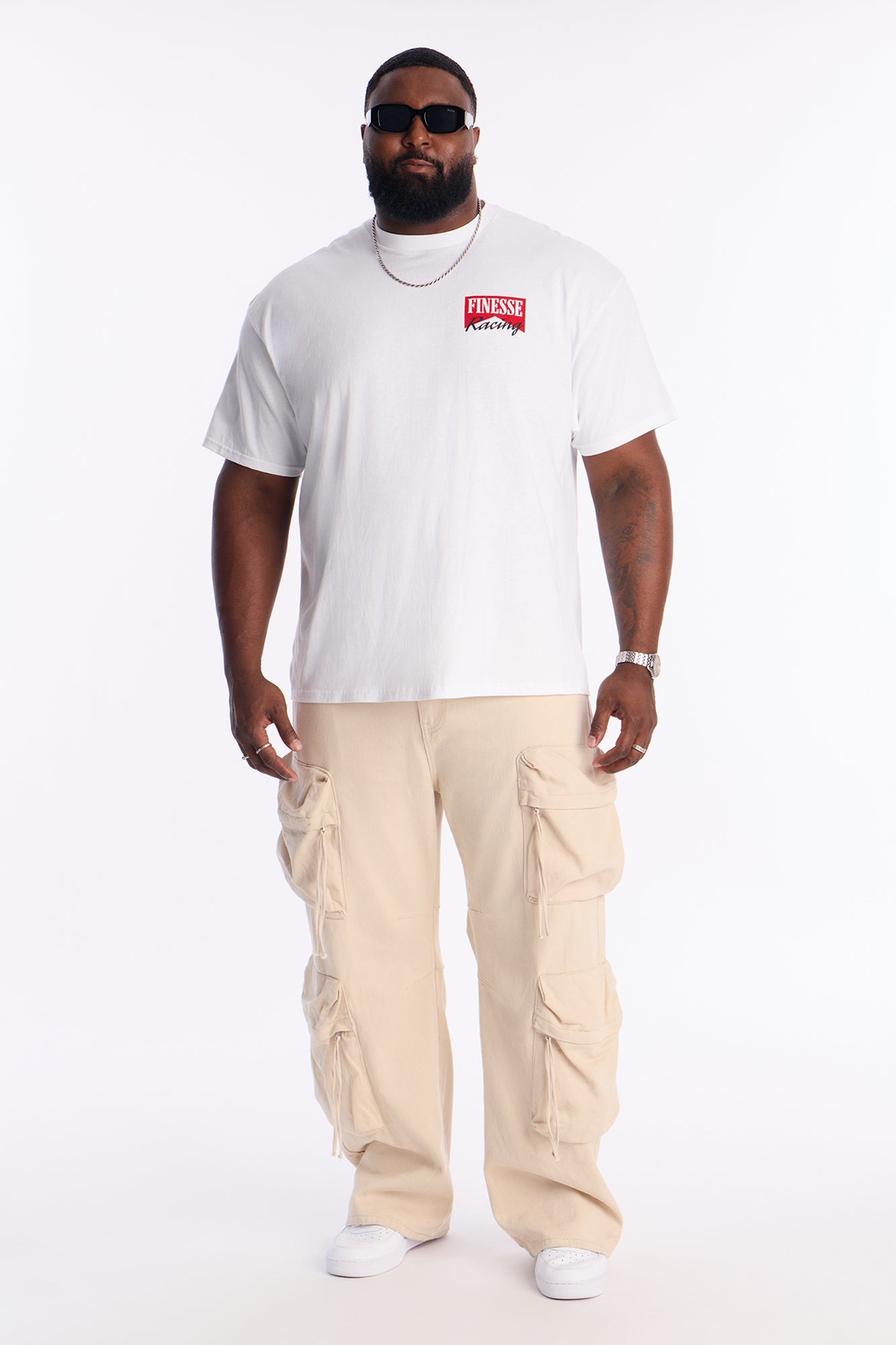 International Finesse Racing Short Sleeve Tee - White