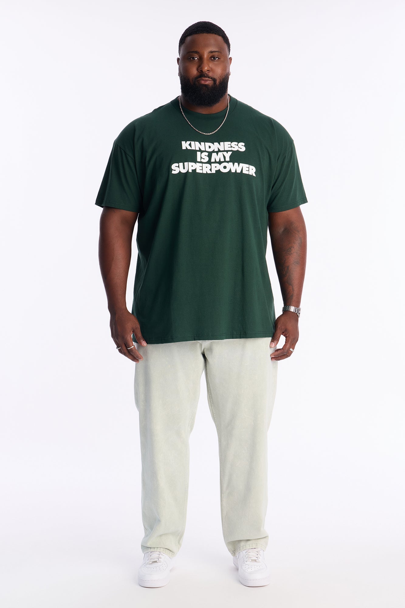 Straight Chalked Up Jean - Green