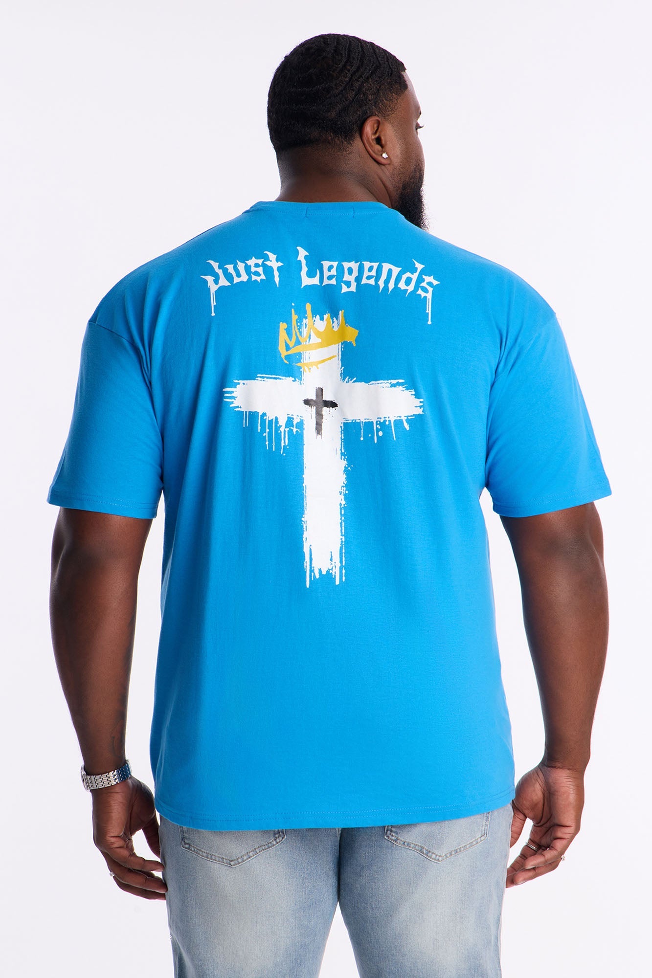 No Limits Just Legends Short Sleeve Tee - Blue