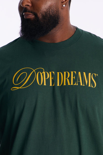 Big Dope Dreams Short Sleeve Tee - Green