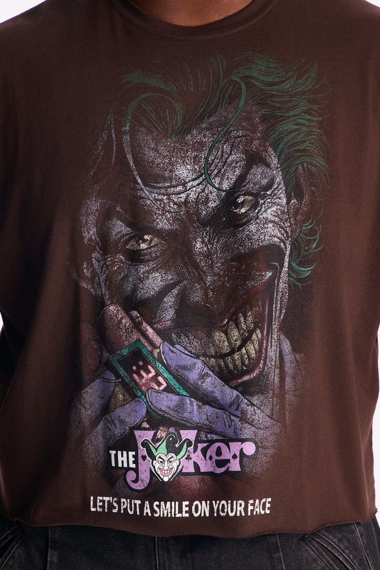 DC The Joker The Killing Joke Short Sleeve Tee - Chocolate
