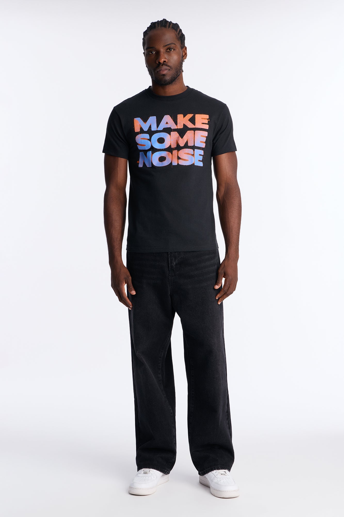 Make Some Short Sleeve Tee - Black Wash
