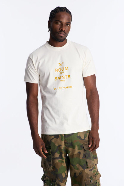 No Room For Saints Short Sleeve Tee - Off White