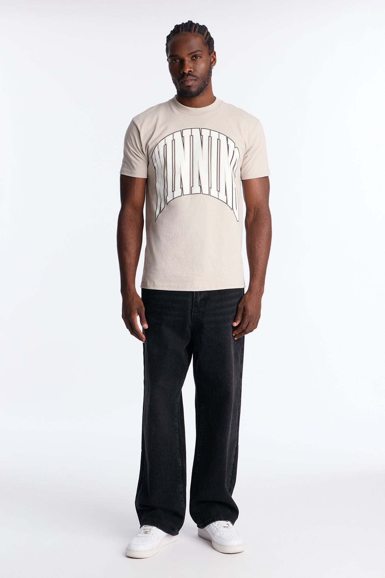 Winning At Life Short Sleeve Tee - Grey
