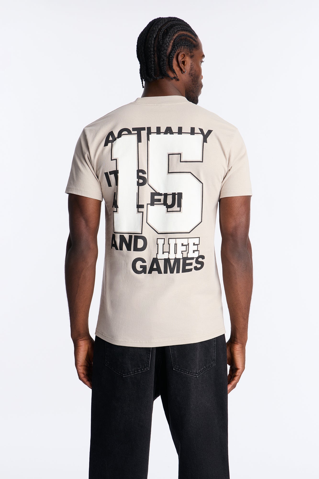 Winning At Life Short Sleeve Tee - Grey