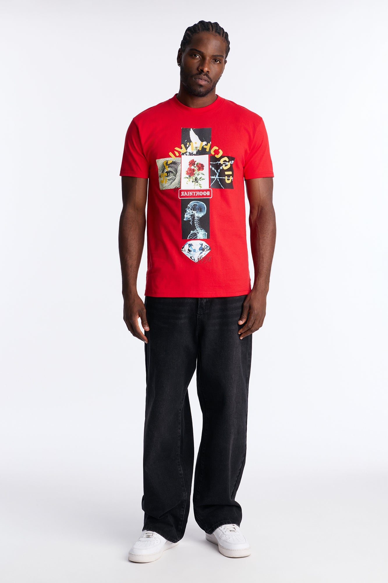 Sainthood 199X Forever Short Sleeve Tee - Red