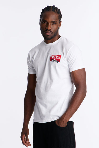 International Finesse Racing Short Sleeve Tee - White