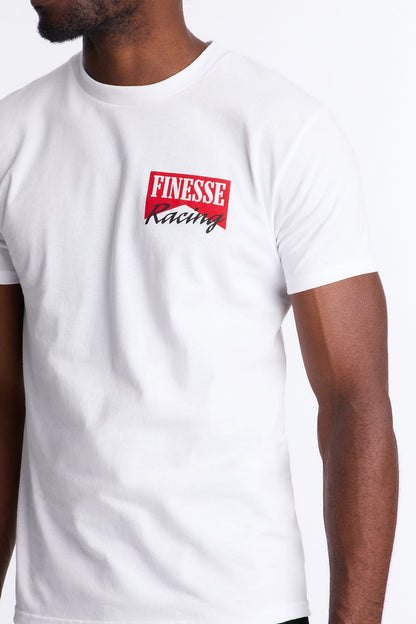 International Finesse Racing Short Sleeve Tee - White