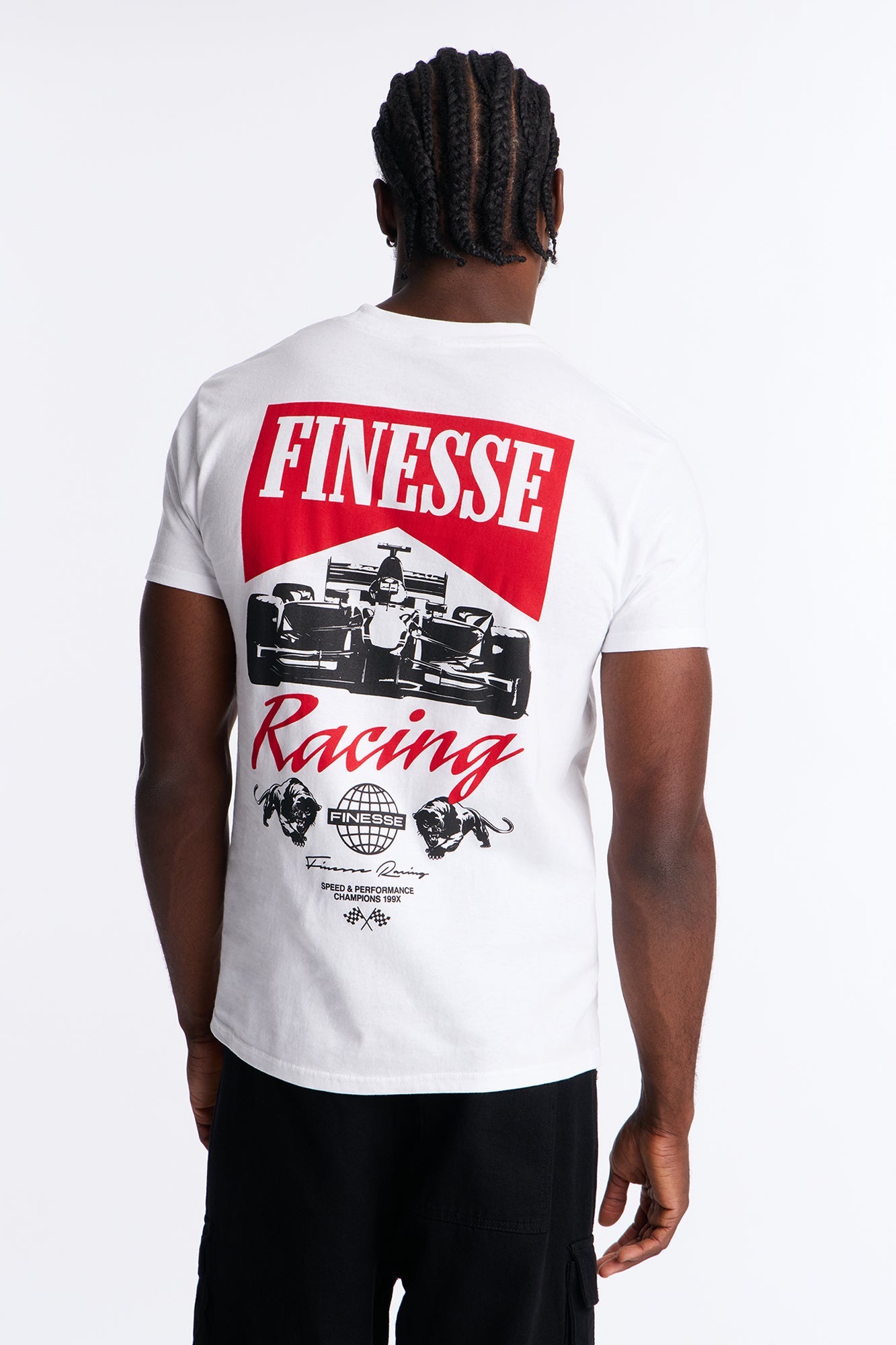 International Finesse Racing Short Sleeve Tee - White