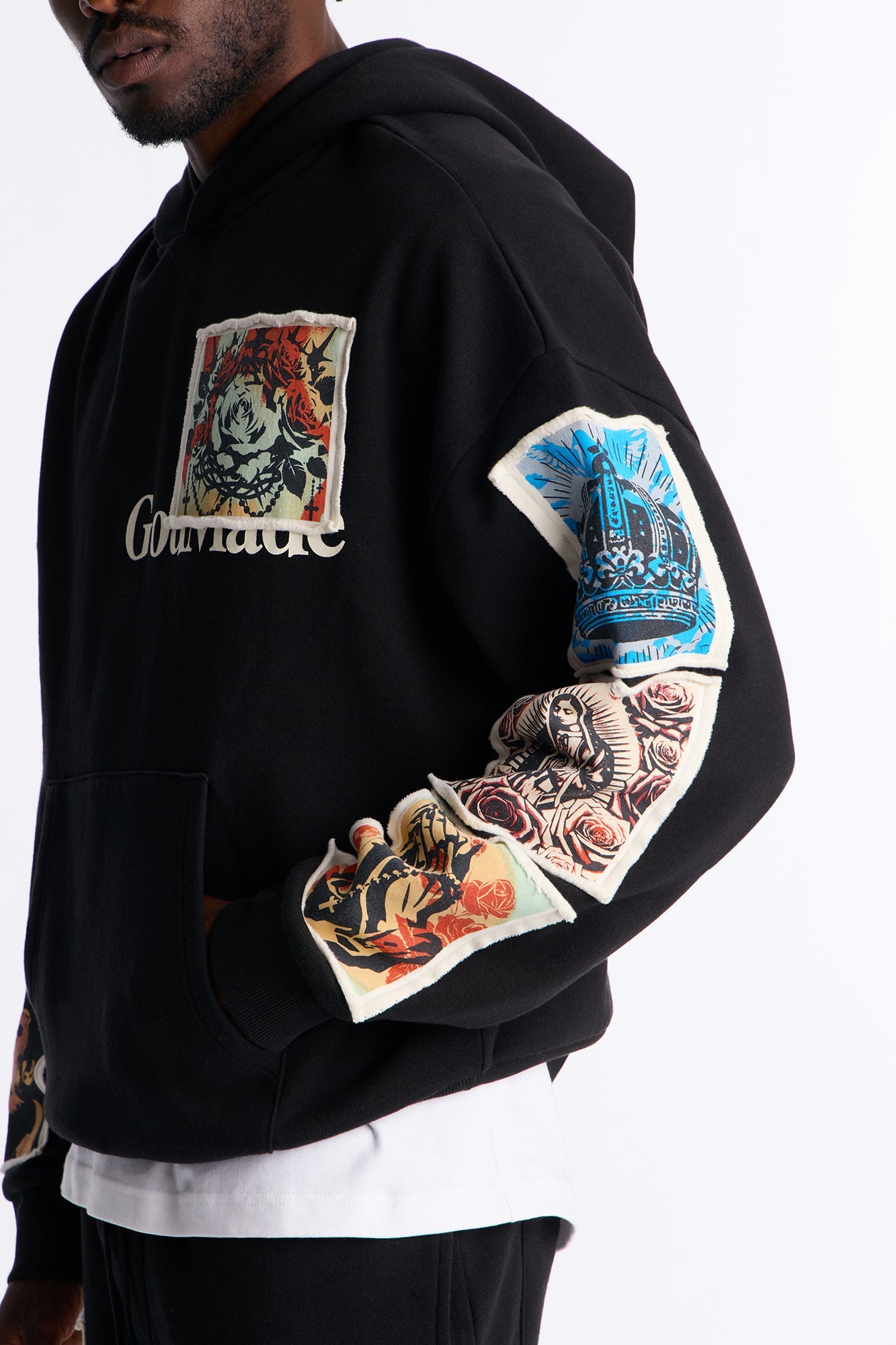 God Made Oversized Hoodie - Black