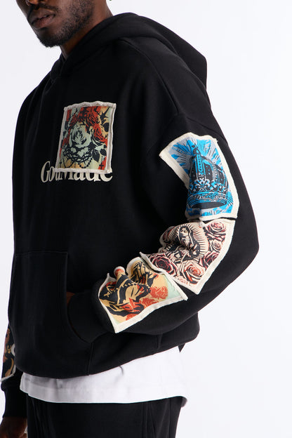 God Made Oversized Hoodie - Black