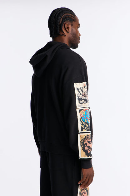 God Made Oversized Hoodie - Black