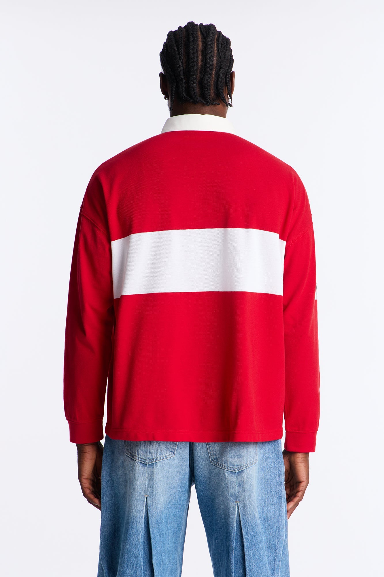 Alfa Romeo Long Sleeve Polo - Red/combo