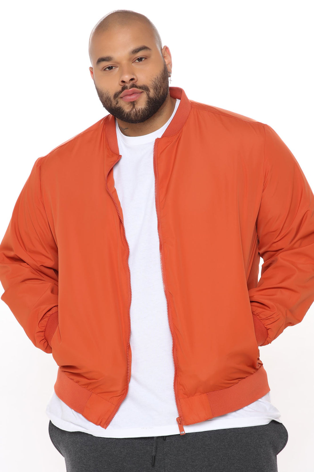 Eddie Bomber Jacket - Orange