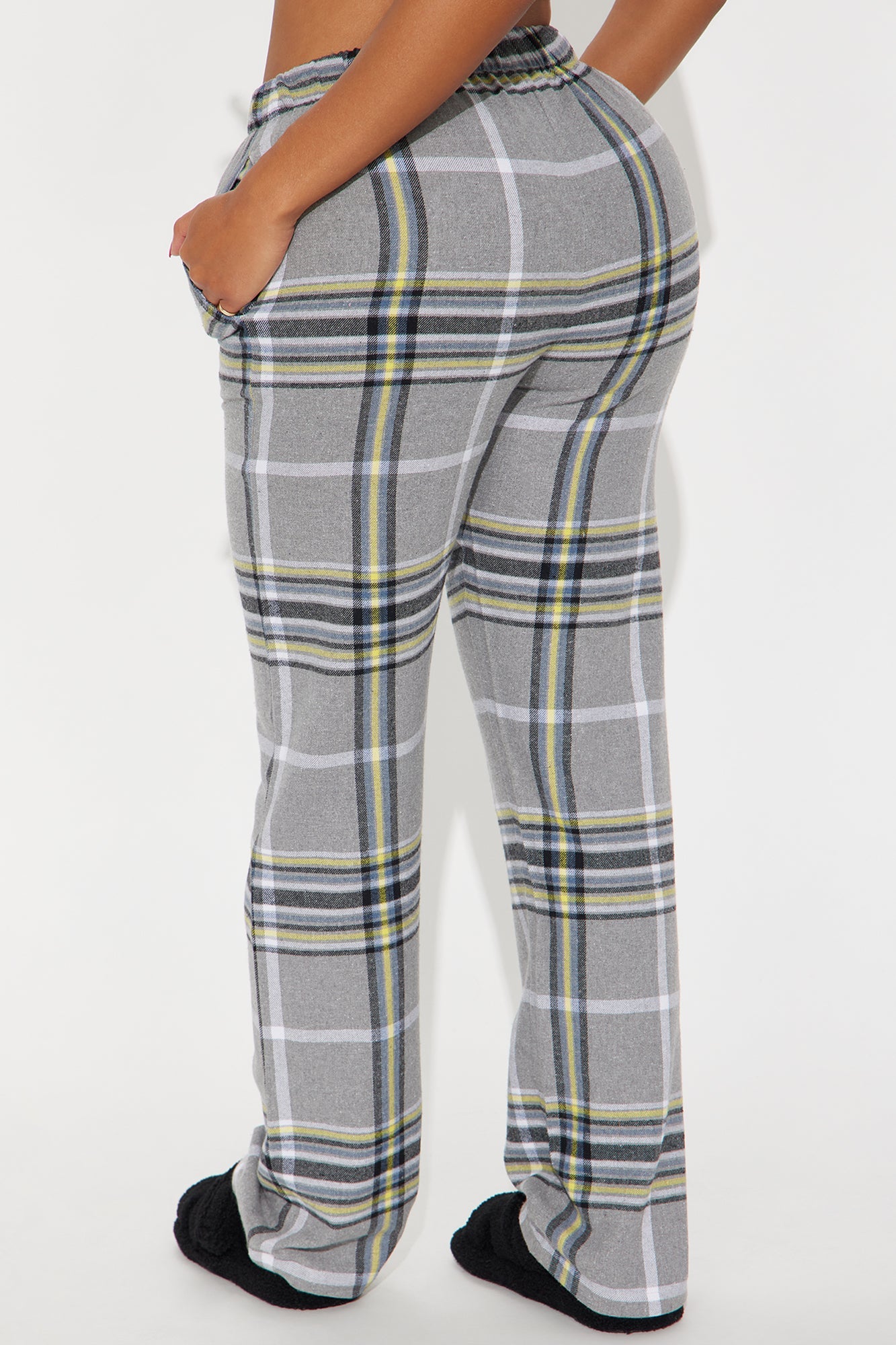 So Chill Flannel PJ Pants - Grey