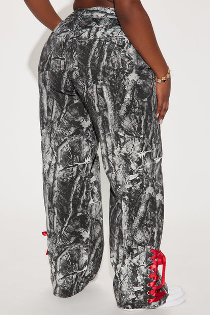 Wild Wanderer Non Stretch Wide Leg Jeans - Grey