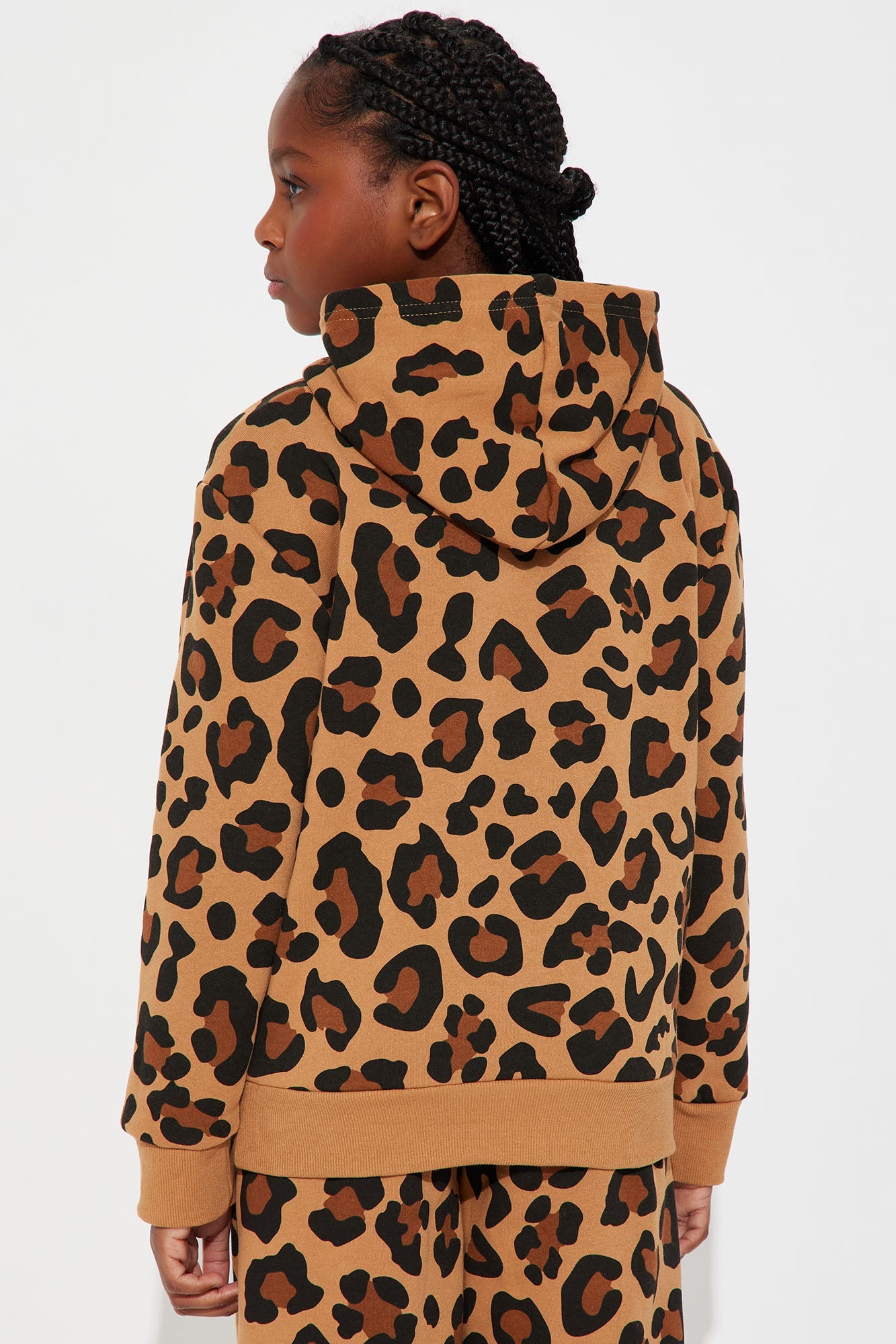 Mini Von Dutch Leopard Patch Hoodie - Leopard