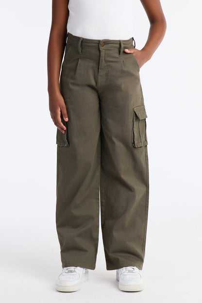 Mini Out For The Day Cargo Pant - Olive