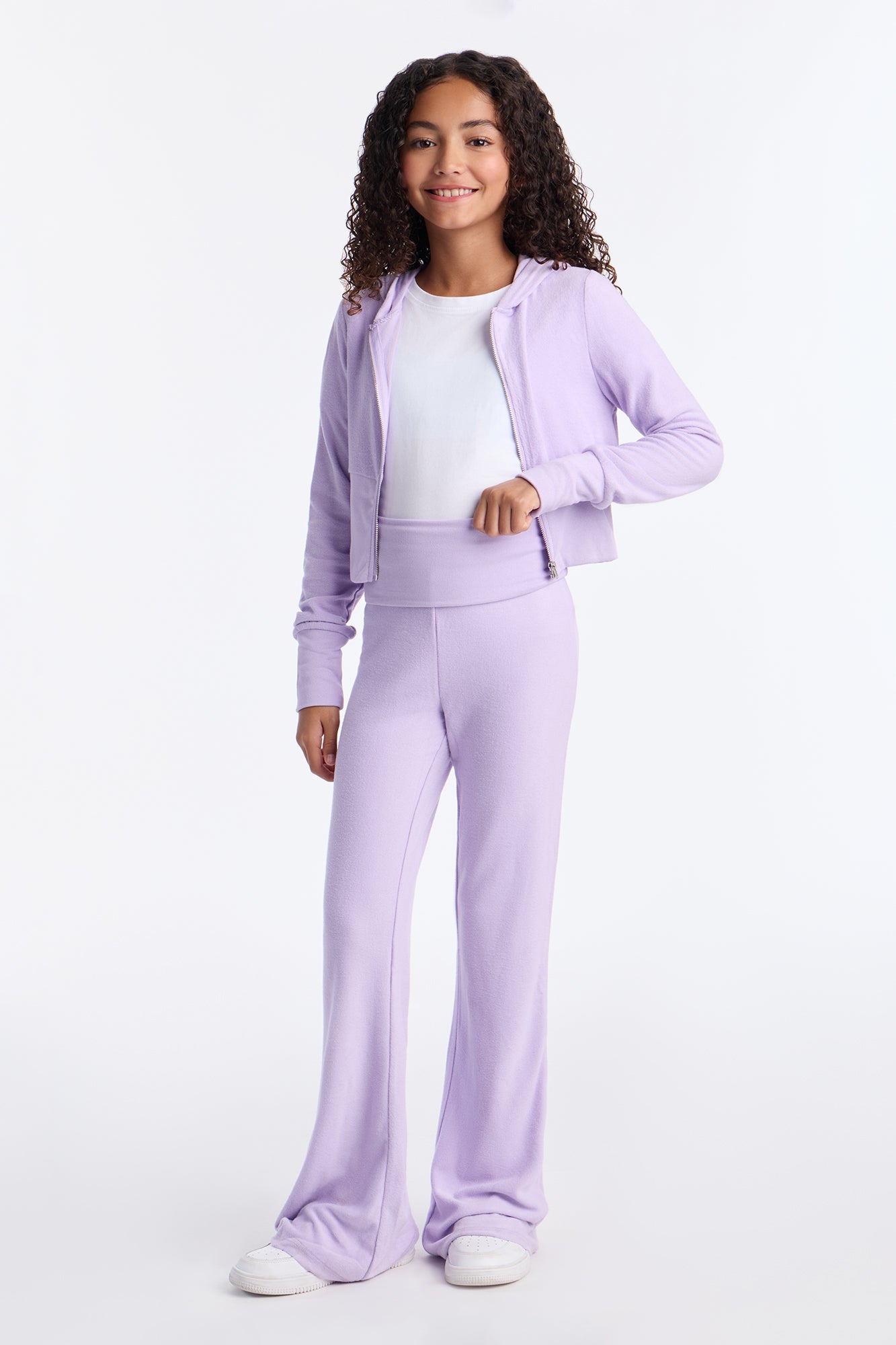 Mini Keep It Up Pant Set - Lavender