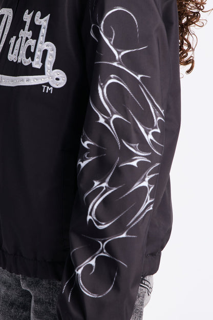 Mini Von Dutch Crystal Heart Jacket - Black
