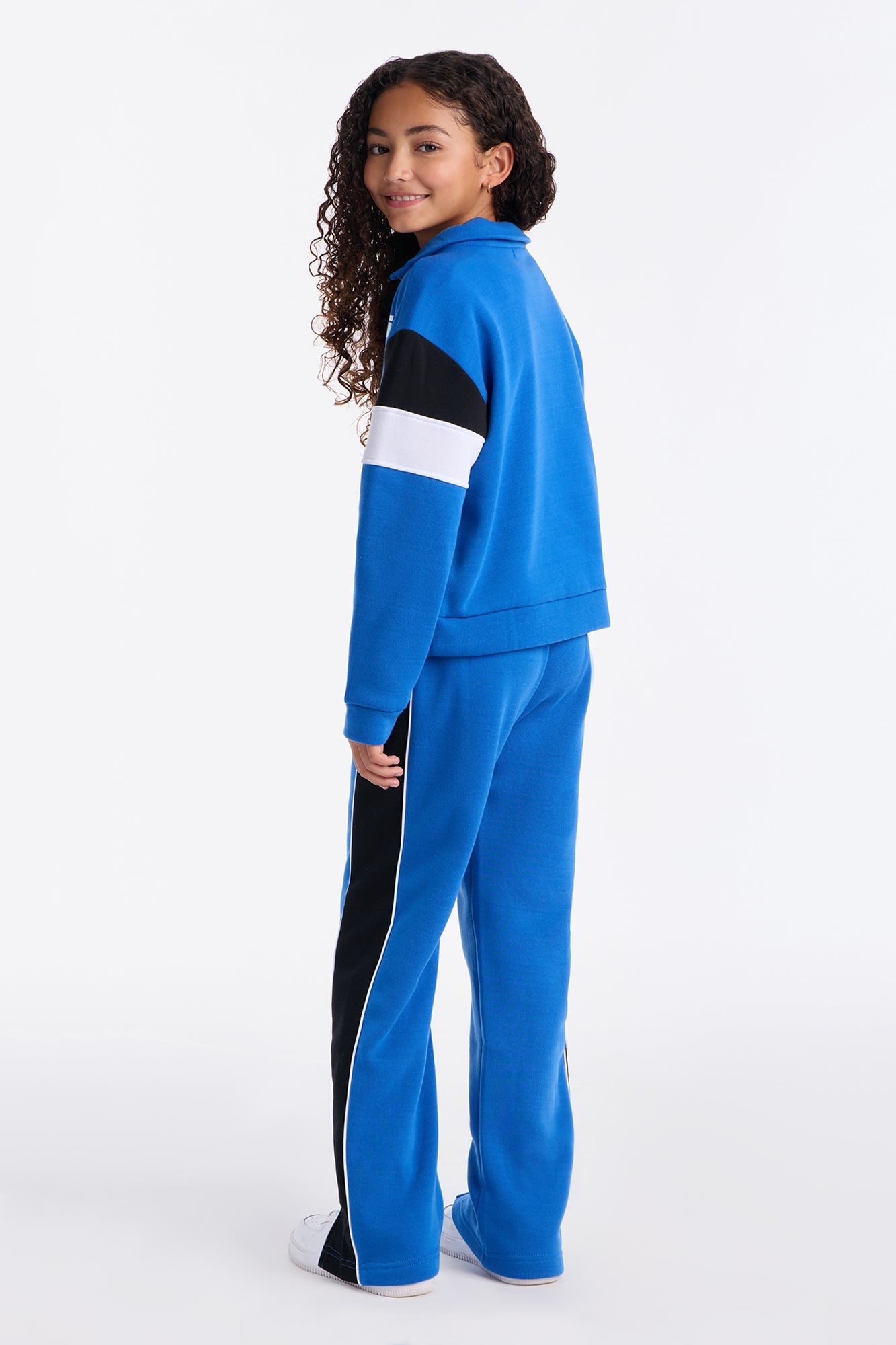 Mini ATL Life Fleece Pant Set - Royal/combo