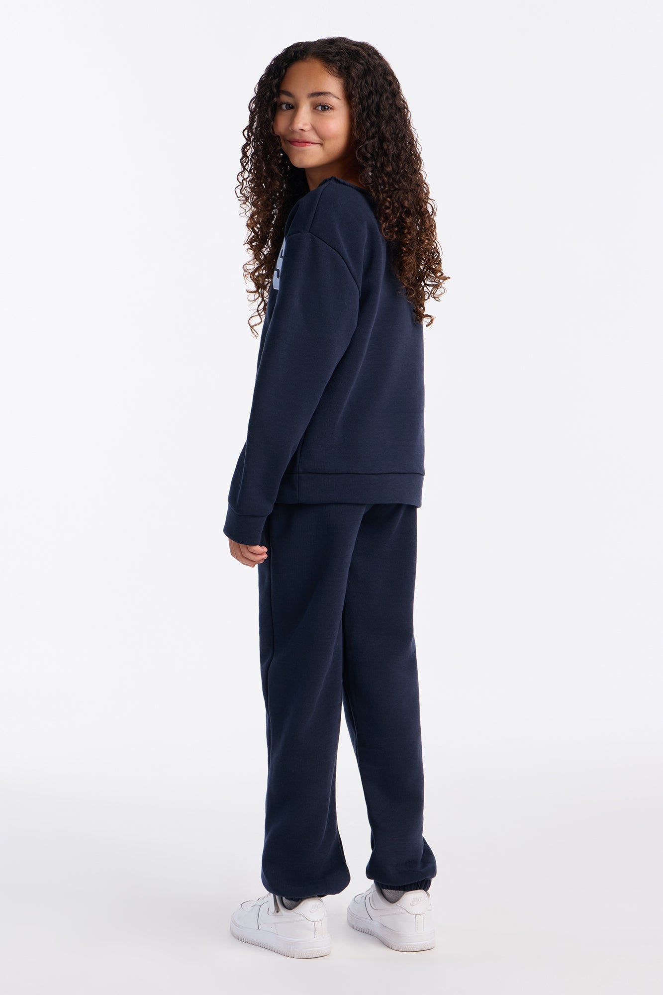 Mini Paris 1999 Fleece Jogger Set - Navy