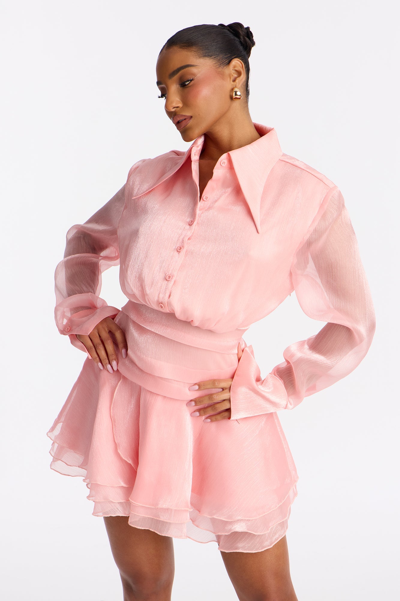 Lips Sealed Mini Dress - Mauve