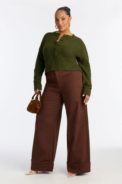 Good On You Cardigan - Olive