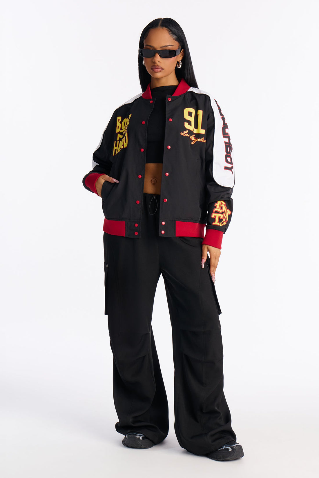 Boyz N The Hood 91 Bomber Jacket - Black/combo