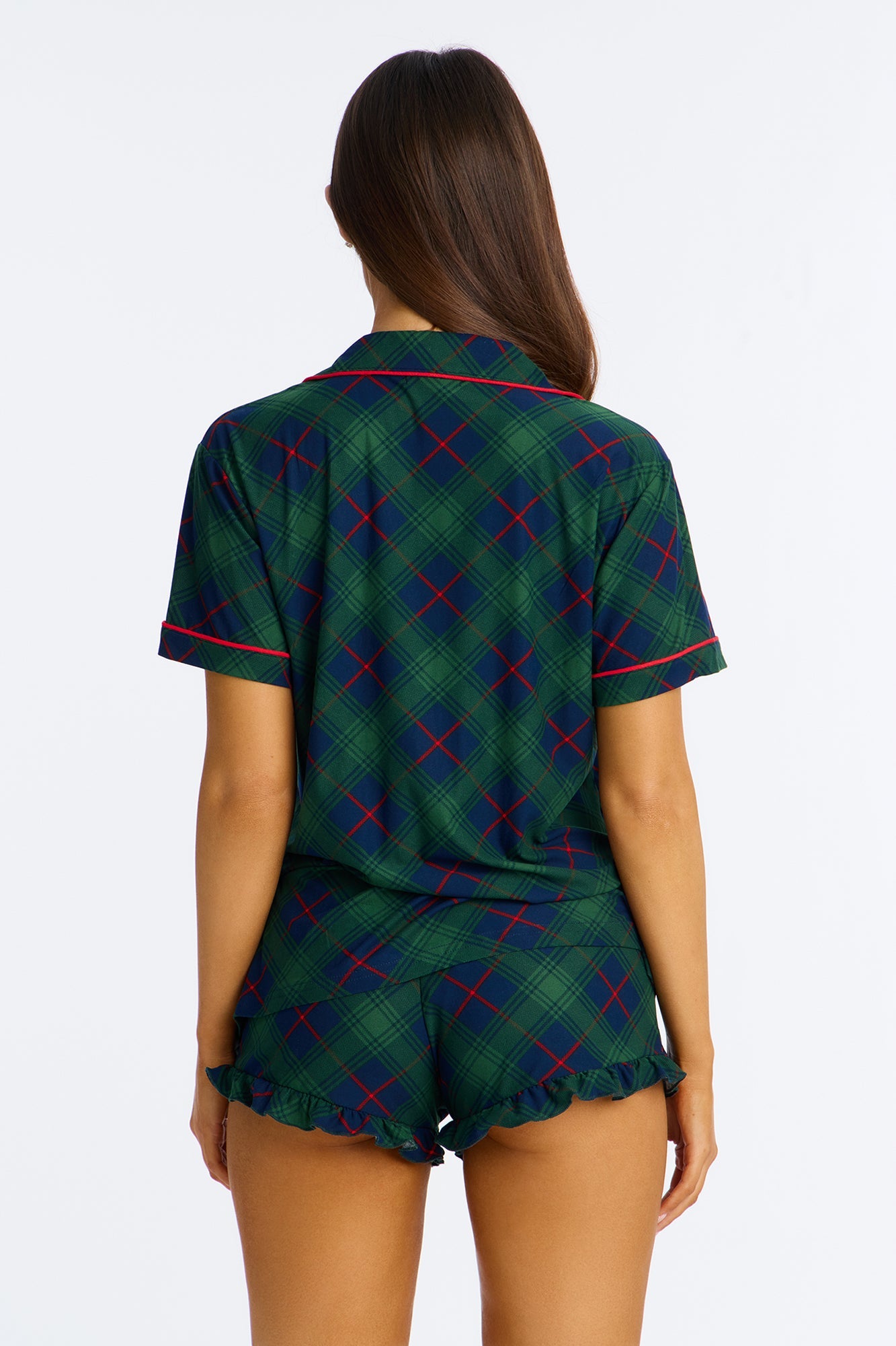 Nights Together Short Sleeve PJ Short Set - Navy/combo