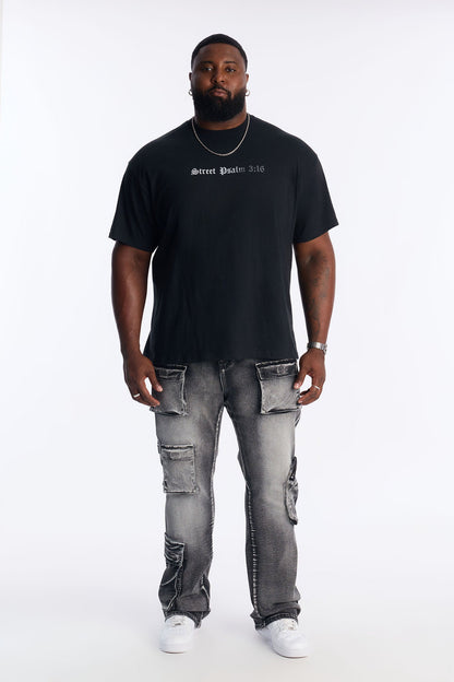 Street Psalm Amen Short Sleeve Tee - Black