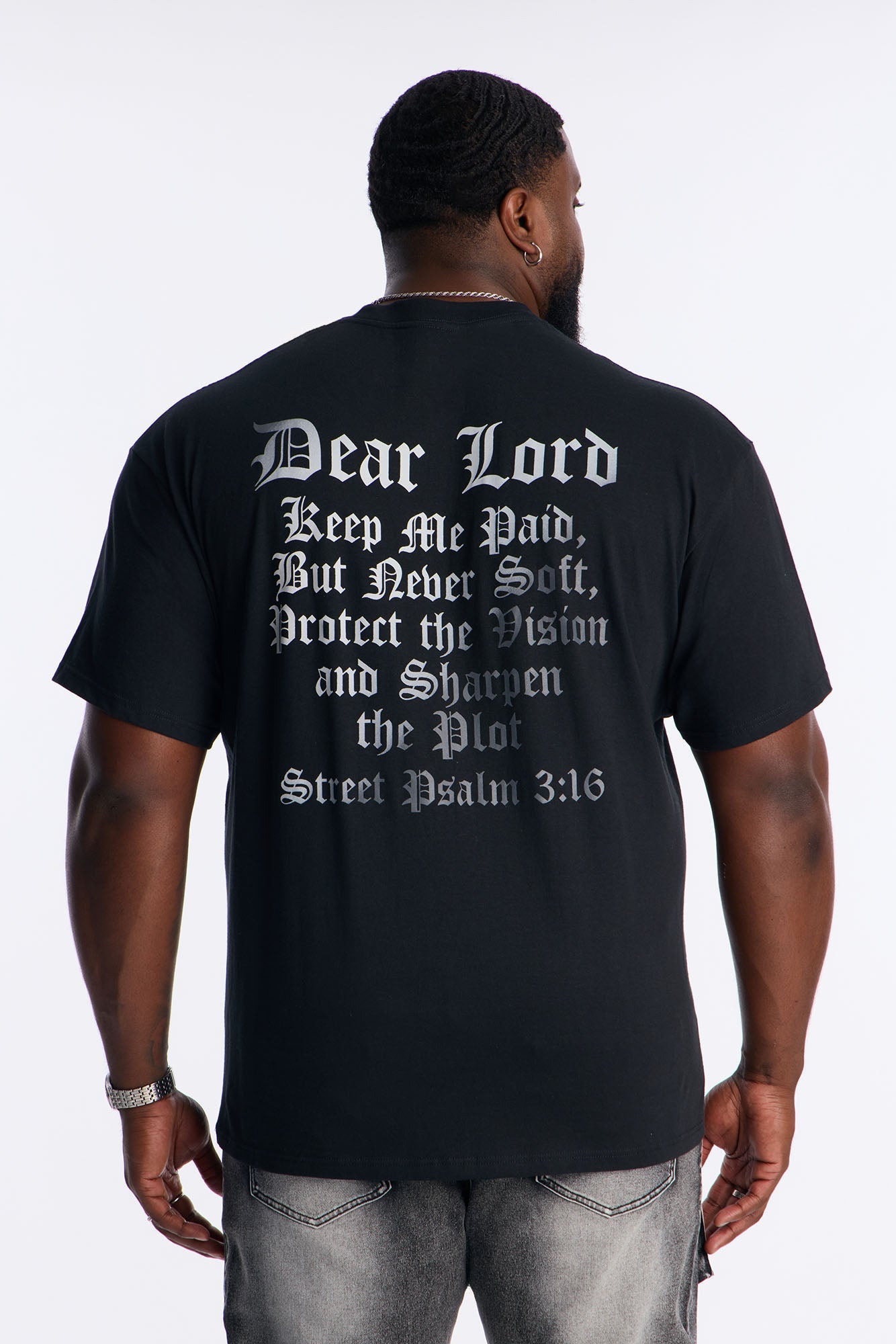 Street Psalm Amen Short Sleeve Tee - Black