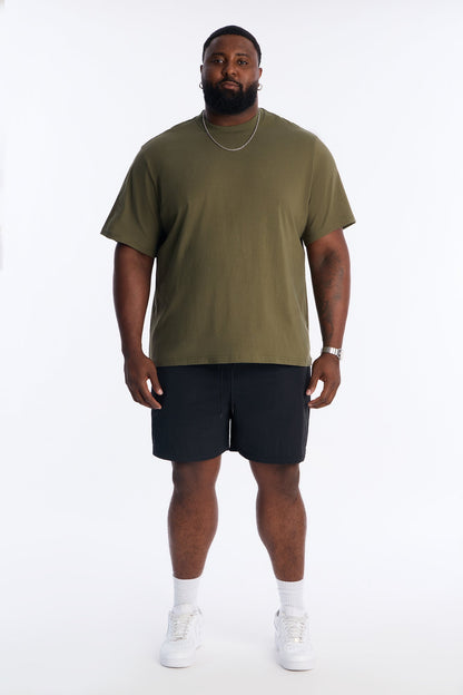 Oversized Heavyweight Tee 240GSM - Military Green