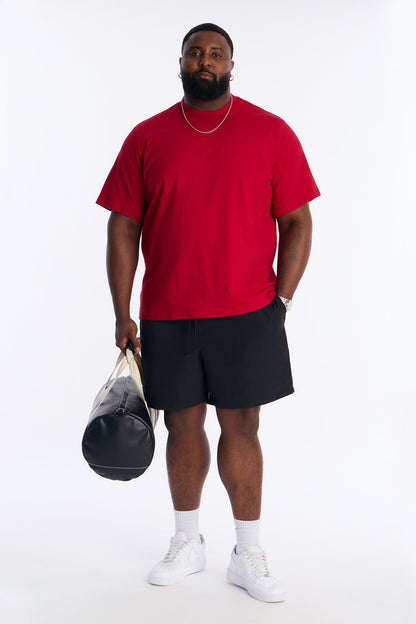 Oversized Heavyweight Tee 240GSM - Red