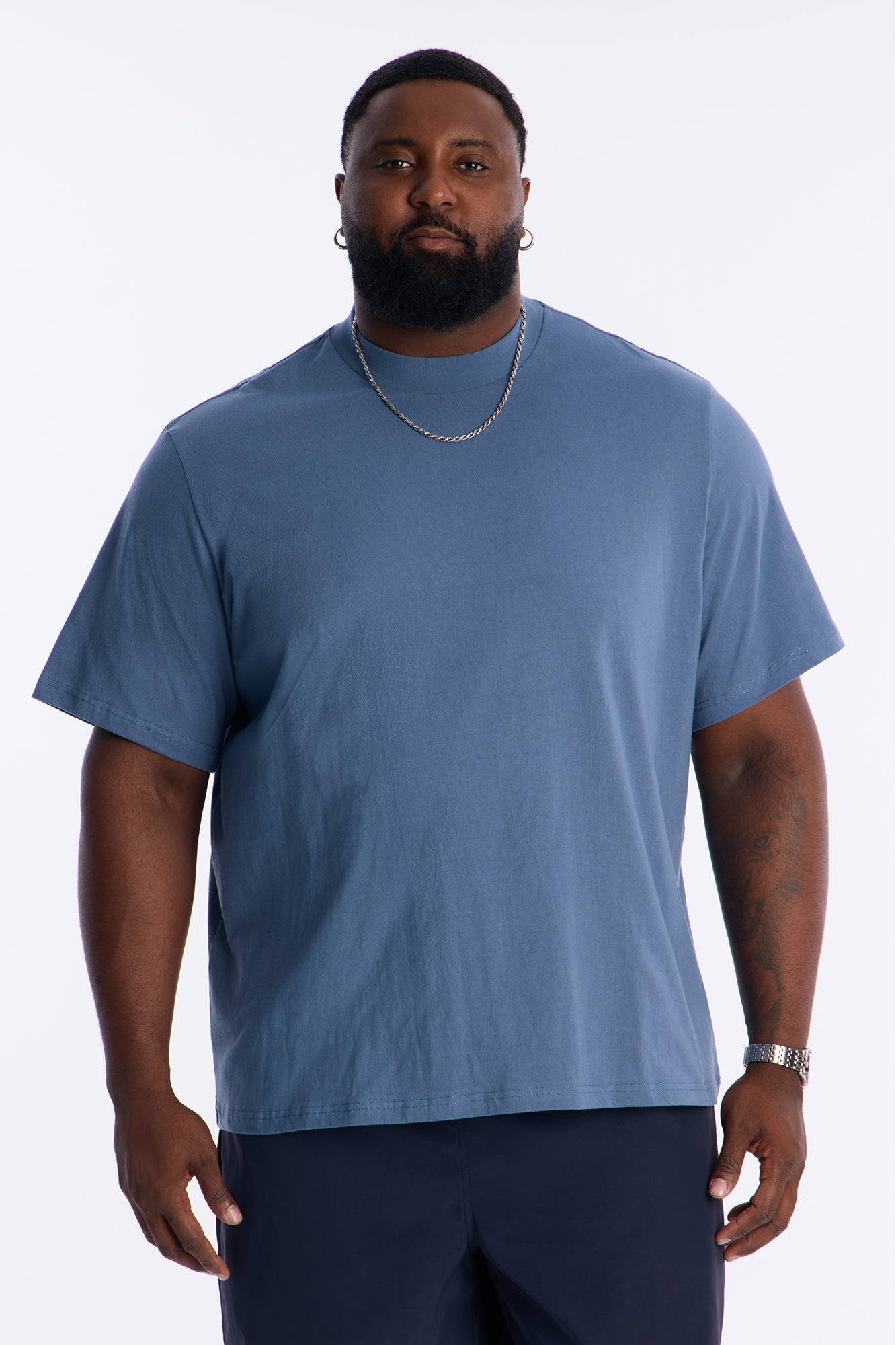 Oversized Heavyweight Tee 240GSM - Indigo