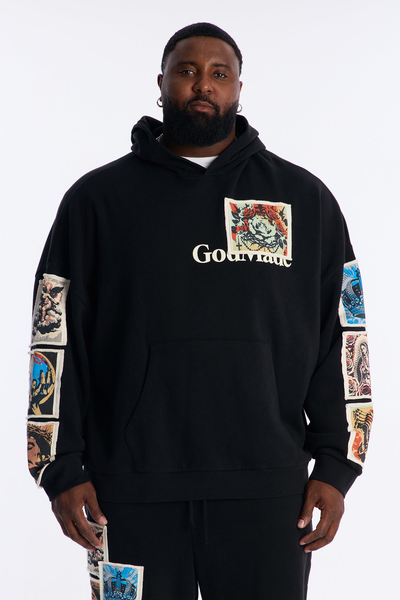 God Made Oversized Hoodie - Black