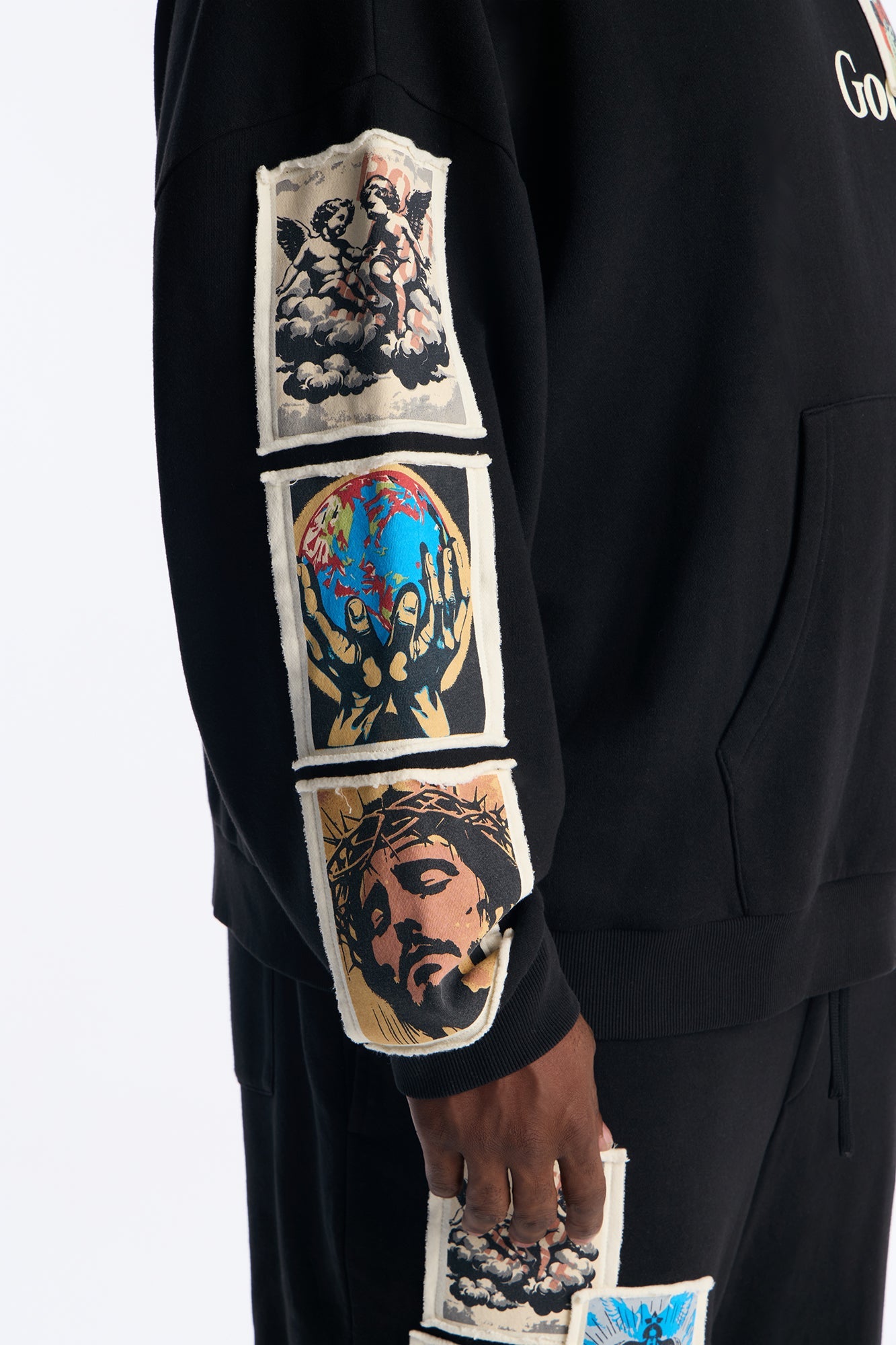 God Made Oversized Hoodie - Black