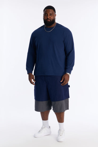 Nostrand Color Blocked Short Bottoms - Navy/combo