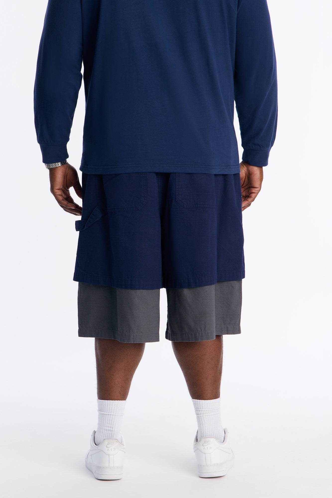 Nostrand Color Blocked Short Bottoms - Navy/combo