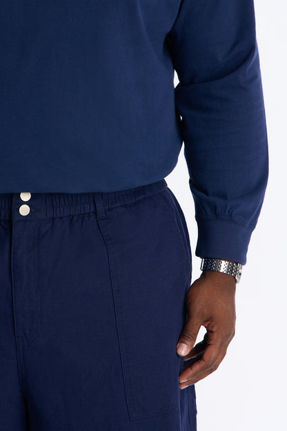 Nostrand Color Blocked Short Bottoms - Navy/combo