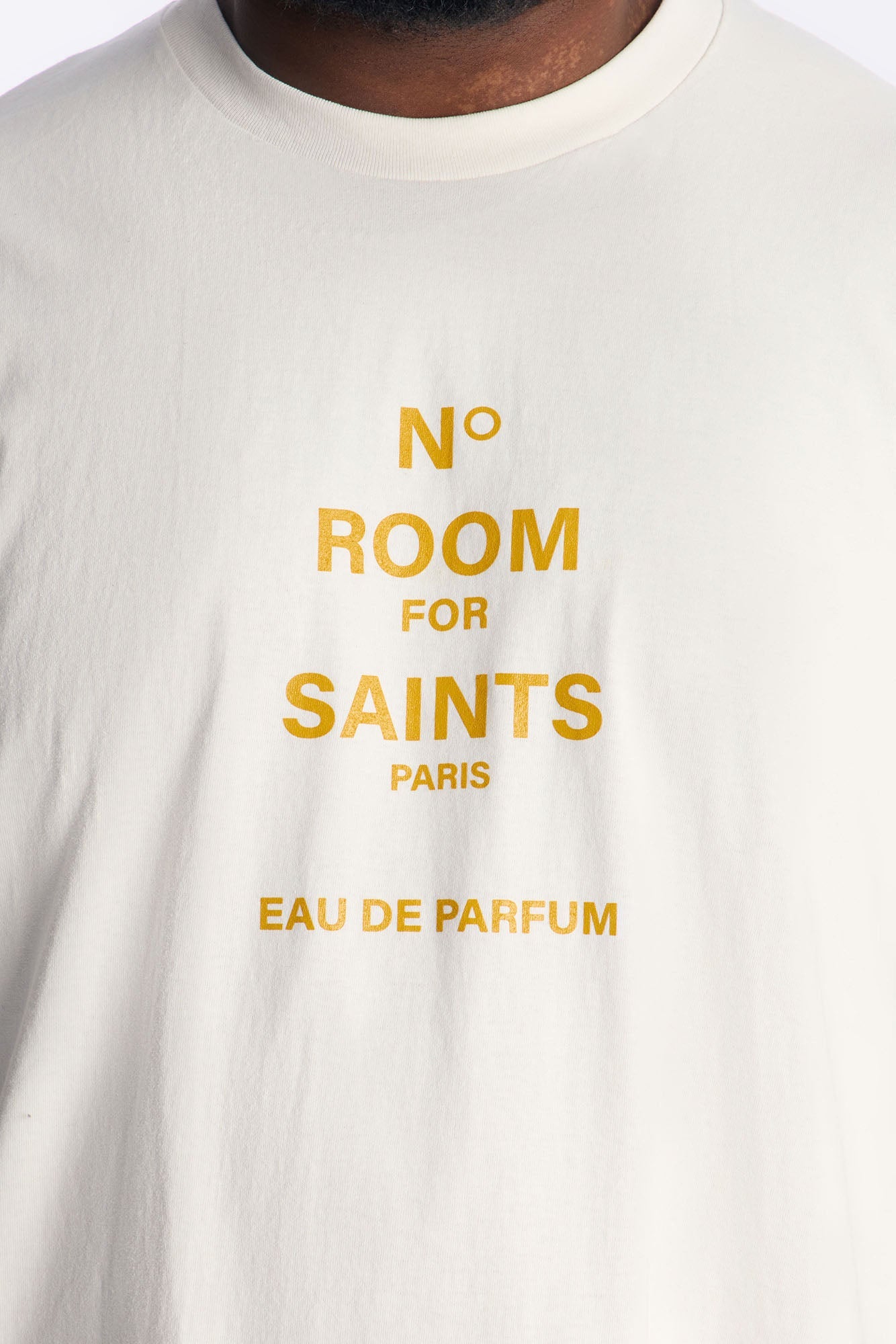 No Room For Saints Short Sleeve Tee - Off White