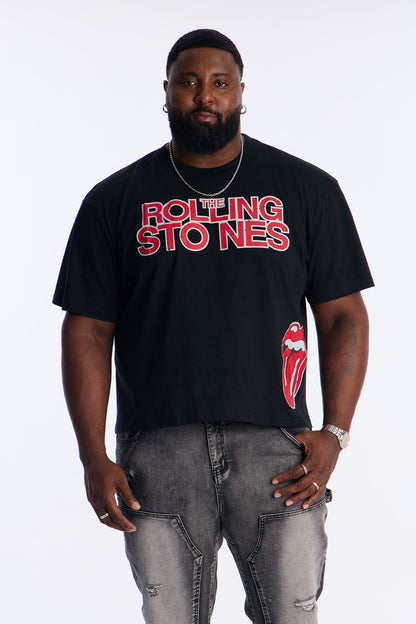 The Rolling Stones Worldwide Oversized Short Sleeve Tee - Black