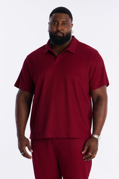 Show Up Polo Shirt - Burgundy