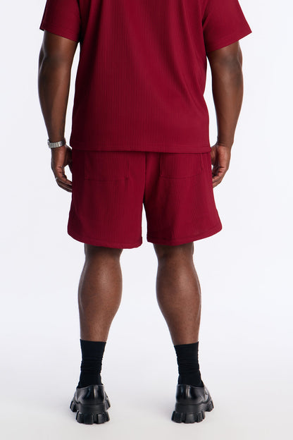 Show Up Basketball Short - Burgundy