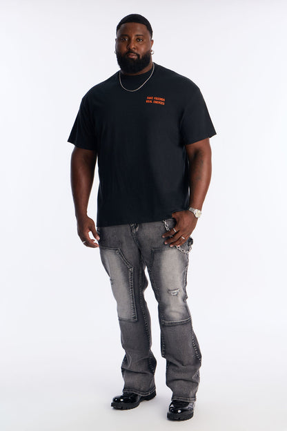 Fake Friend Short Sleeve Tee - Black