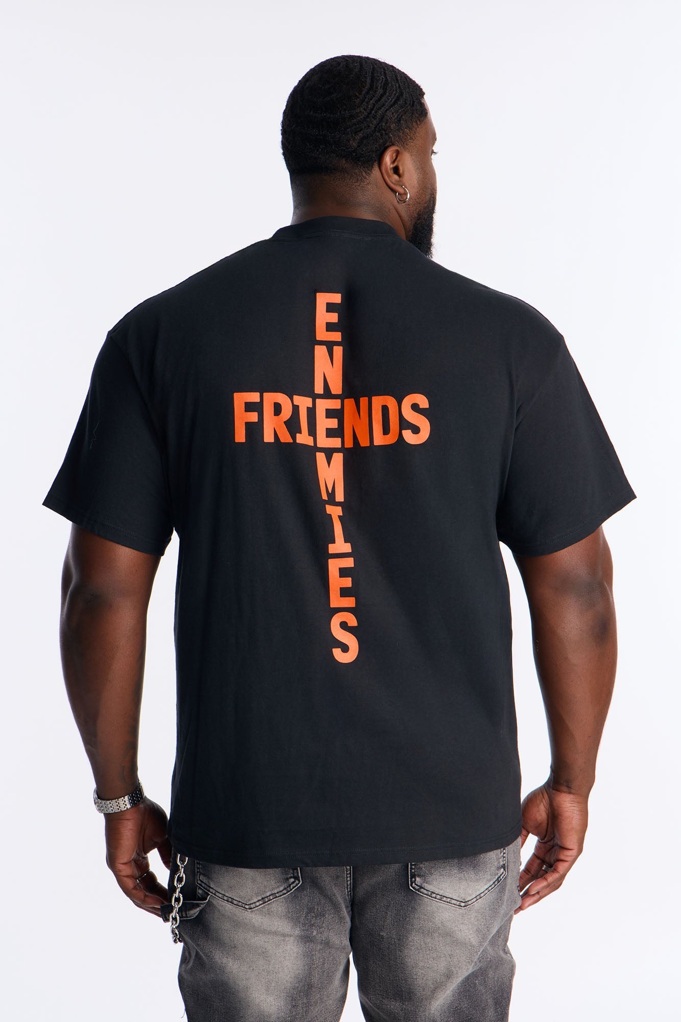 Fake Friend Short Sleeve Tee - Black