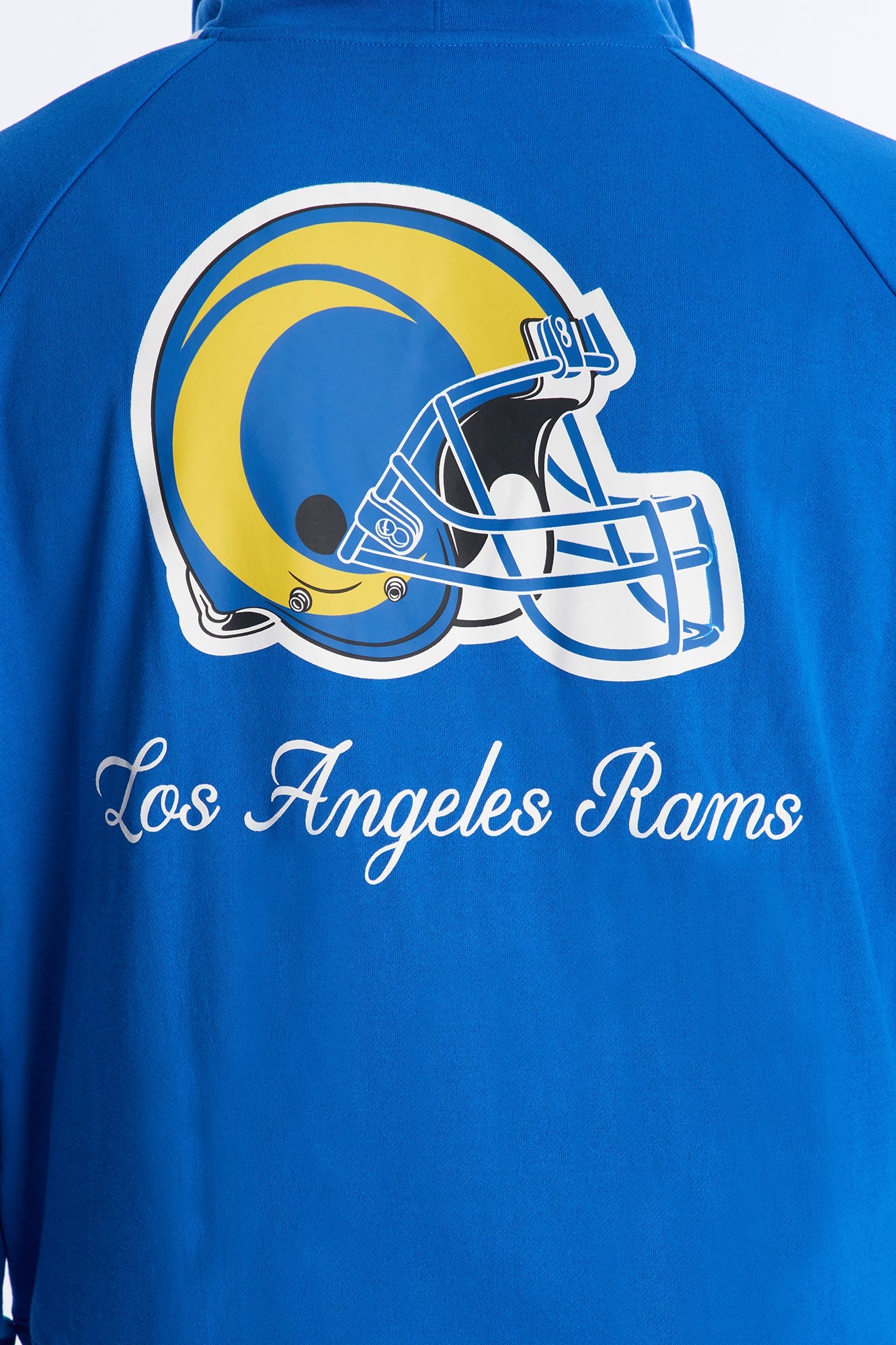 Rams Monster Oversized Zip Up Hoodie - Blue