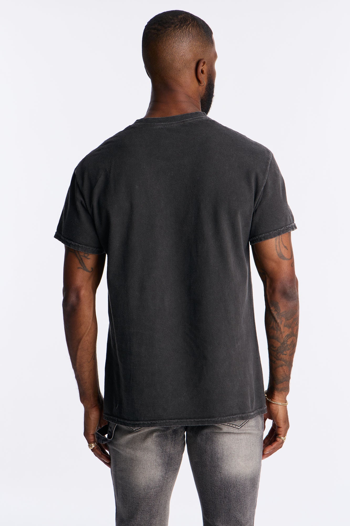 Peter Tosh Vintage Washed Short Sleeve Tee - Black Wash